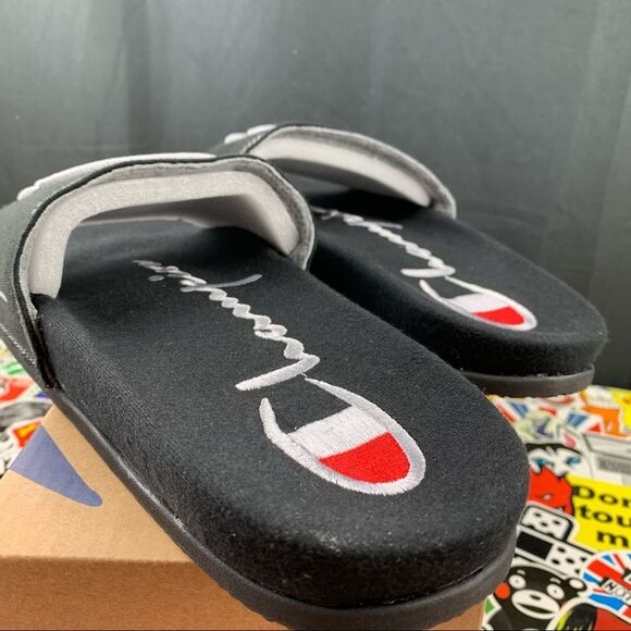 Champion Squish Embroidered Slides Mens Various Sizes - Picture 7 of 12